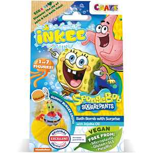 Craze INKEE SpongeBob koupelová bomba pro děti 1 ks