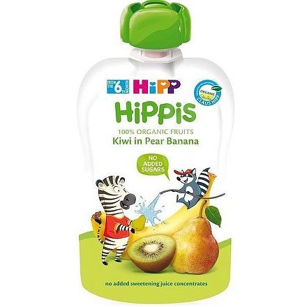 HiPP BIO 100% ovoce Hruška-Banán-Kiwi 100g