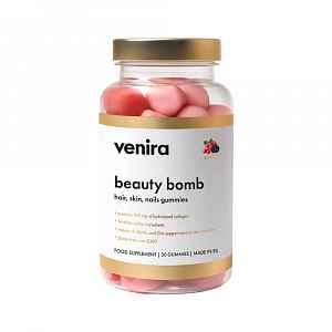 Venira Beauty bomb - hair, skin, nails gummies lesní plody 30 ks
