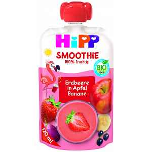 HiPP BIO Smoothie Jablko-Banán-Červené ovoce 120g