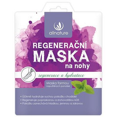 Allnature Maska regenerační na nohy 32 ml (1 pár)