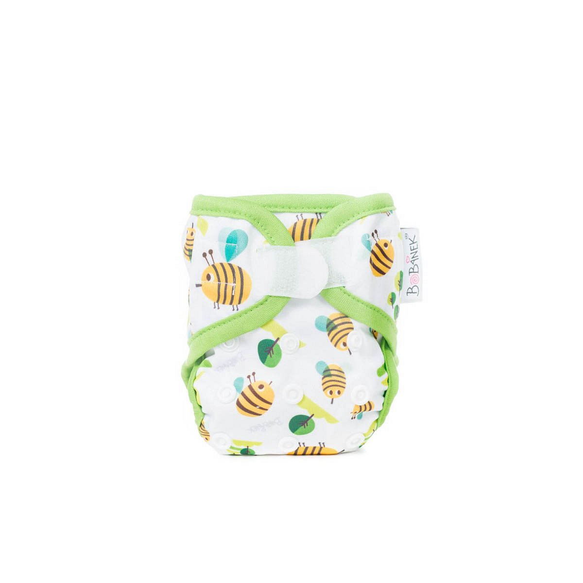 Bobánek Novorozenecké svrchní kalhotky suchý zip 1 ks včelka