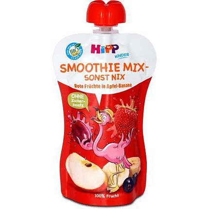 HiPP BIO Smoothie Jablko-Banán-Červené ovoce 120g