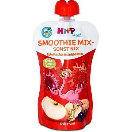 HiPP BIO Smoothie Jablko-Banán-Červené ovoce 120g