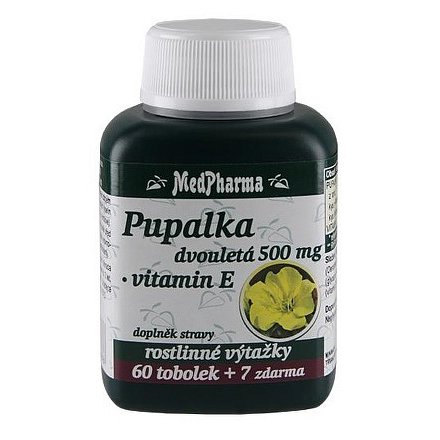 MedPharma Pupalka dvouletá 500 mg+vitamín E tobolky 67