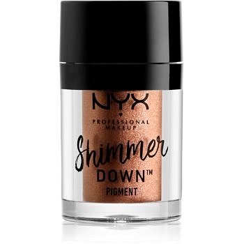 NYX Professional Makeup Shimmer Down Pigment  sypké oční stíny s vysokou pigmentací odstín Almond 1,5 g