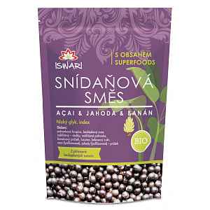 Iswari BIO Snídaňová směs acai-jahoda-banán 300 g