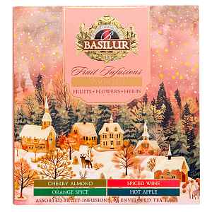 BASILUR Christmas fruit assorted ovocný čaj 40 sáčků