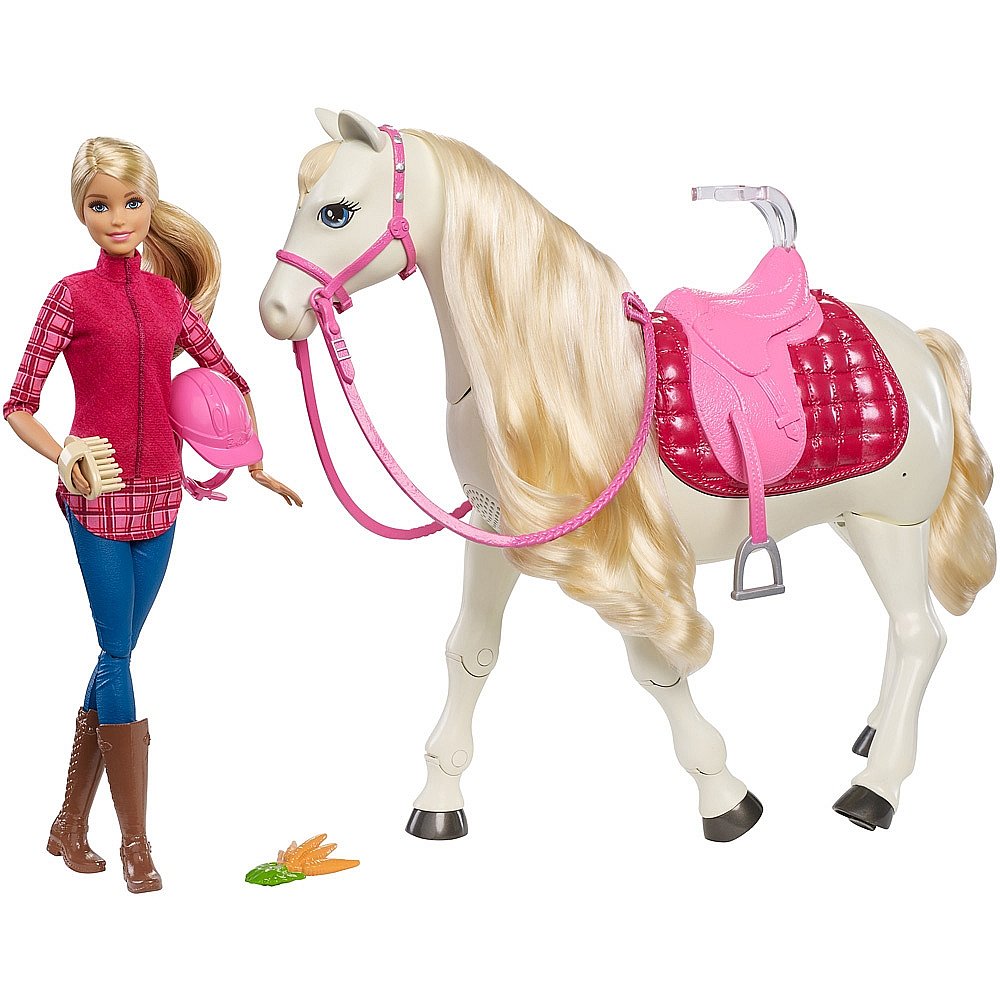 MATTEL BARBIE Interaktivní kůň + Panenka