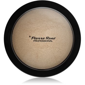 Pierre René Face Highlighting Powder kompaktní pudrový rozjasňovač odstín 02 Shiny Touch 12 g