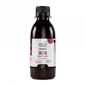 Adelle Davis Lipozomální železo s vitamínem C 200 ml