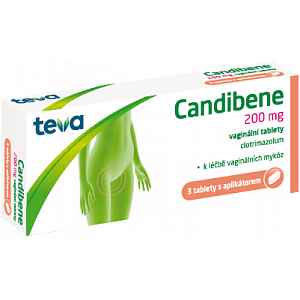 Candibene 200 mg tablety vag. 3 x 200 mg