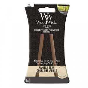 Náhradní vonné tyčinky do auta Vanilla Bean (Auto Reeds Refill)