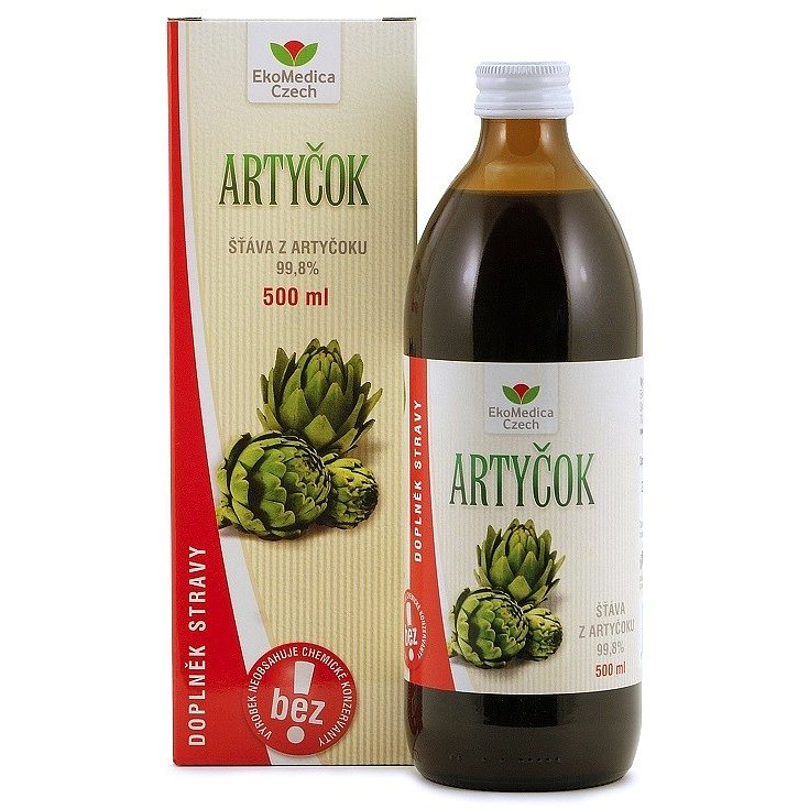 Artyčok šťáva z artyčoku 99% 500ml