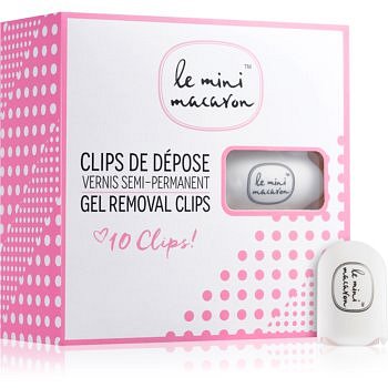 Le Mini Macaron Gel Removal Clips klipy na odstranění gelové manikúry  10 ks