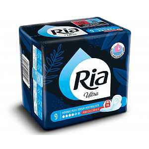 Ria Ultra Normal Plus Odour Neutraliser menstruační vložky 9 ks