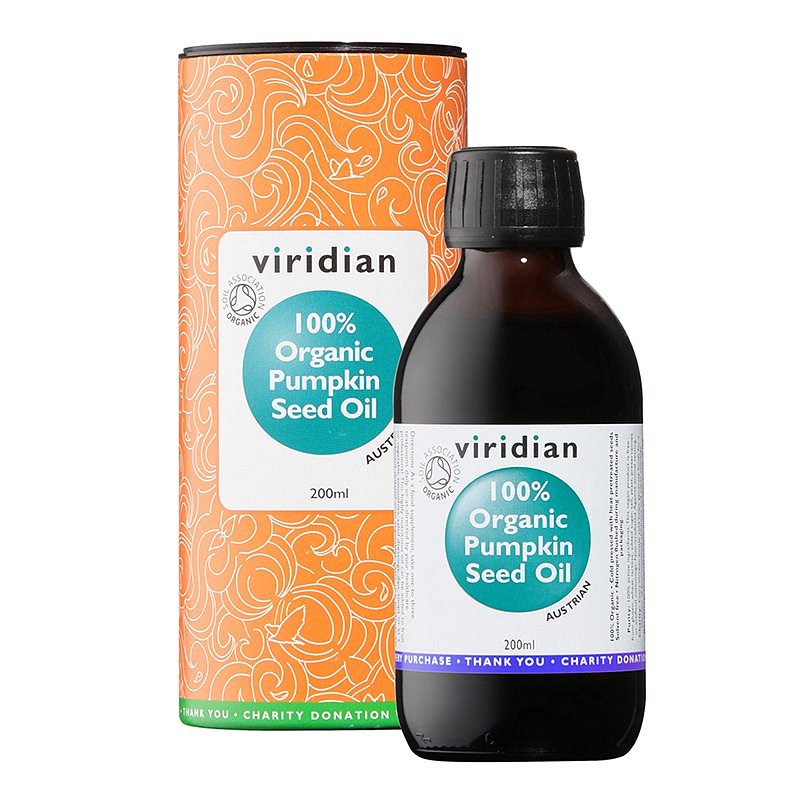 Viridian Pumpkin Seed Oil Organic (Olej z dýňových semínek Bio) 200ml
