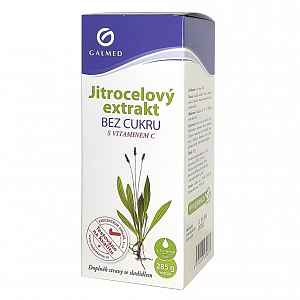 Galmed Jitrocelový sirup s vitamínem C bez cukru 300g