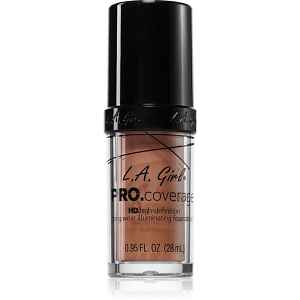 L.A. Girl Cosmetics PRO. Coverage rozjasňující tekutý make-up odstín Beige 28 ml