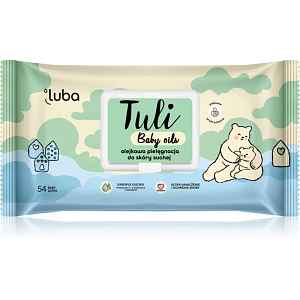 Luba Tuli Baby Oils vlhčené ubrousky pro suchou pokožku 54 ks