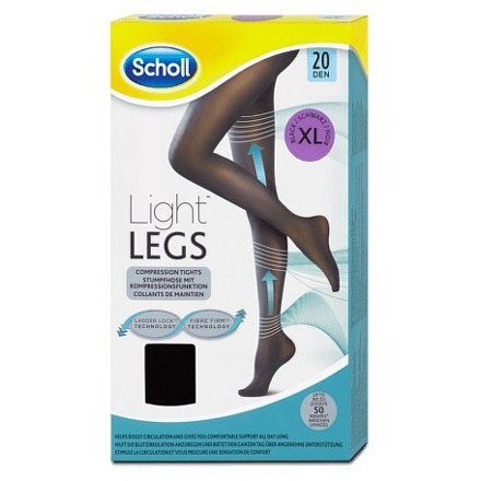 SCHOLL Light LEGS Kompr.punč.kalh.XL 20DEN černé