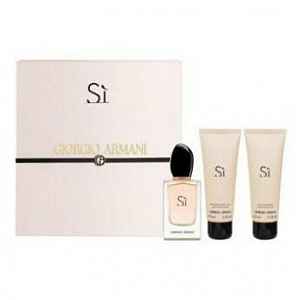 Giorgio Armani Si Parfémovaná voda 50ml Edp 50ml + 75ml tělové mléko + 75ml sprchový gel