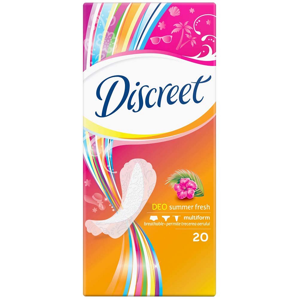 DISCREET Multiform Summer Fresh prodyšné intimky 20 ks
