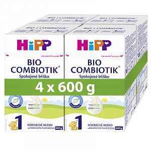 HiPP 1 Combiotik první kojenecké mléko BIO 4x600g
