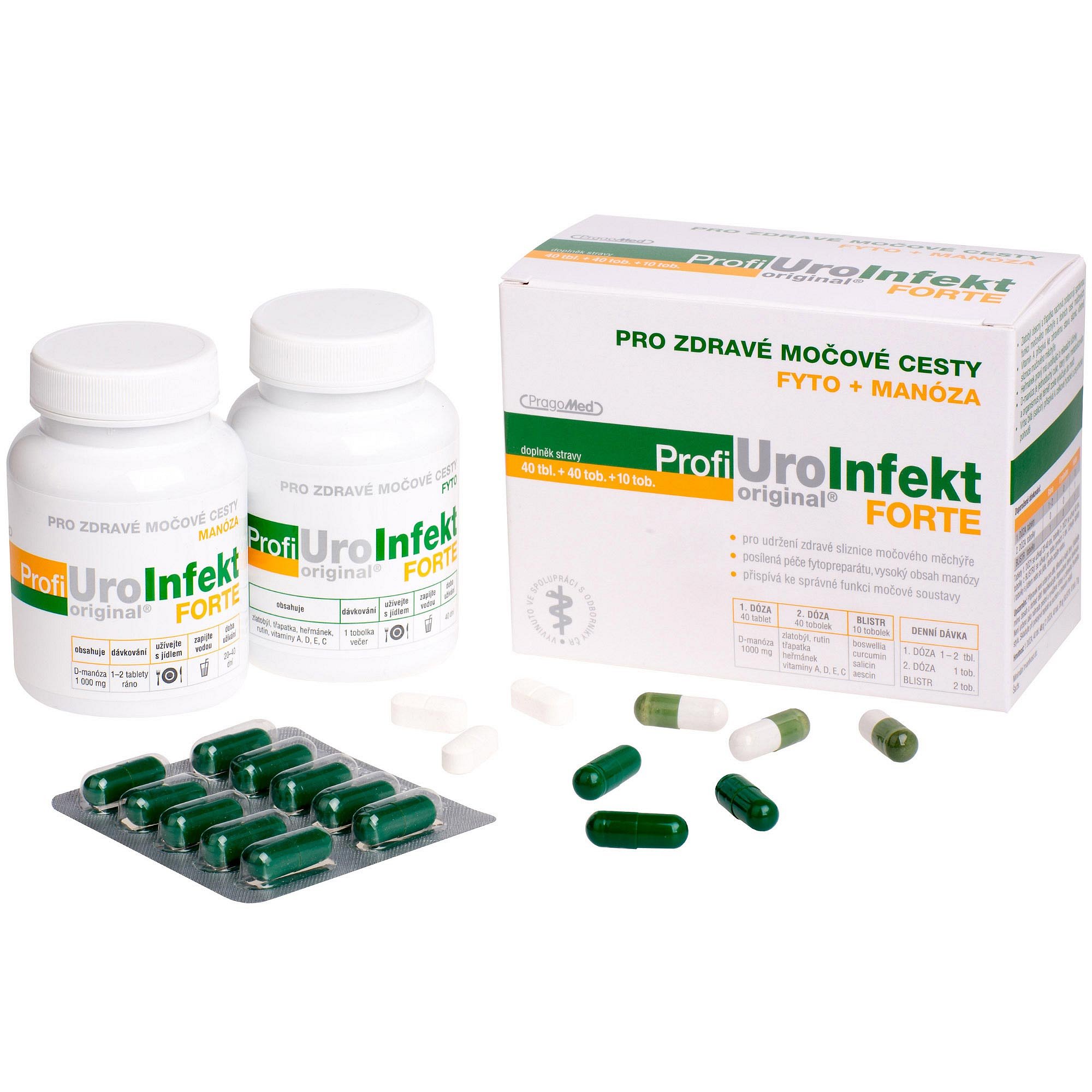ProfiUro Infekt Forte 40 tablet + 40 tobolek + 10 tobolek
