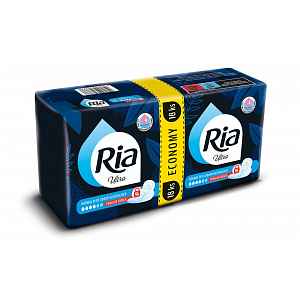 Ria Ultra Normal Plus Odour Neutraliser Economy pack menstruační vložky 18 ks