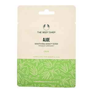 The Body Shop Zklidňující slupovací pleťová maska Aloe (Soothing Sheet Mask) 18 ml