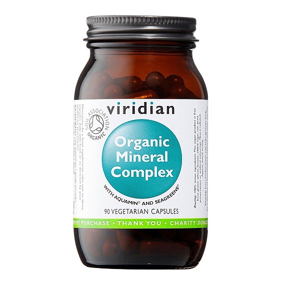 Viridian Mineral Complex Organic (Komplex minerálů Bio) 90 kapslí