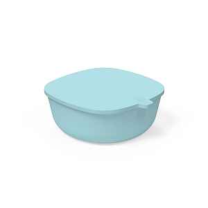 CHICCO Miska s víkem stohovatelná blue 6m+