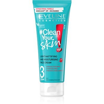 Eveline Cosmetics #Clean Your Skin hydratační matující krém 75 ml