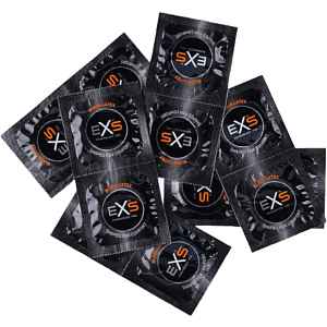 EXS Blatex – černé kondomy (100 ks)