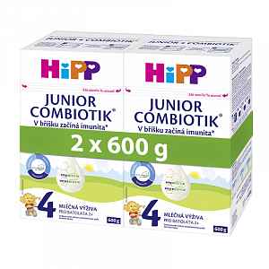 HiPP 4 Junior Combiotik mléčná výživa 600g - balení 2 ks