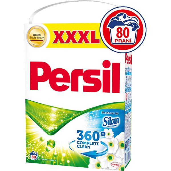 PERSIL Fresh Pearls by Silan box 5,6 kg (80 dávek) – prací prášek