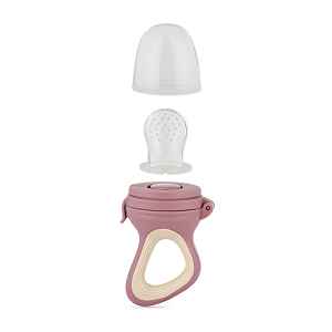 Petite&Mars dudlík silikon na krmení Fruzi Rose/sand