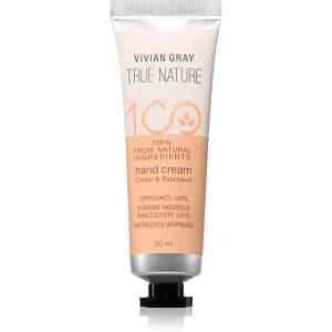 Vivian Gray True Nature Cedar & Patchouli hydratační krém na ruce 30 ml