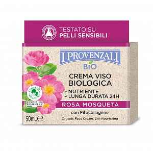 I Provenzali BIO Výživný pleťový krém Rosa 50 ml
