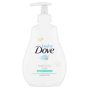 BABY DOVE Sensitive Mycí gel pro celé tělo i vlásky, 400 ml