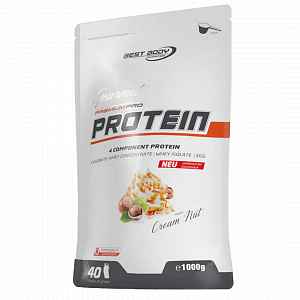 Best Body Gourmet premium pro protein 1000g - jahodový krém