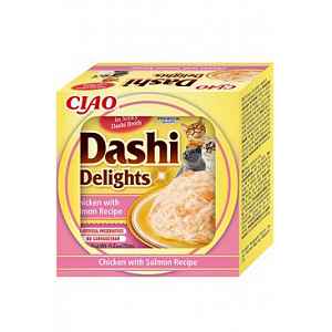 Churu Cat Ciao Dashi Kuře S Lososem 70g