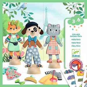 Djeco Koláž Bonjour Paris