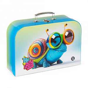 Oxybag Kufřík na výtvarku Šnek, 34 cm, lamino