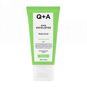 Q+A Tělový peeling s AHA kyselinami 50 ml