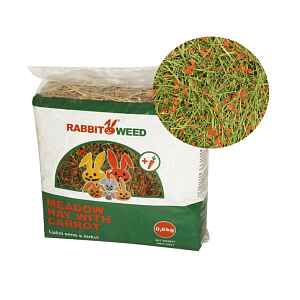 Seno luční s mrkví RabbitWeed 0,6kg/1,9l