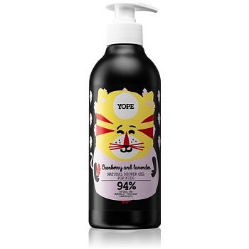 Yope Cranberry & Lavender intenzivně hydratační sprchový gel pro děti 400 ml