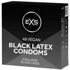 EXS Blatex černé kondomy (48 ks)