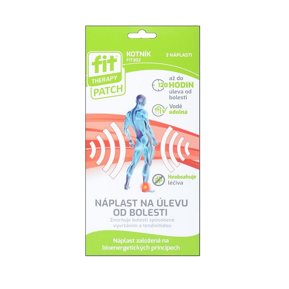 FIT Therapy Náplast na úlevu od bolesti kotník 3 ks